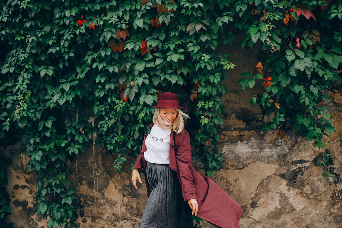 Burgundy Skirt Stuck in the Closet? 9 Tops That Pair Right