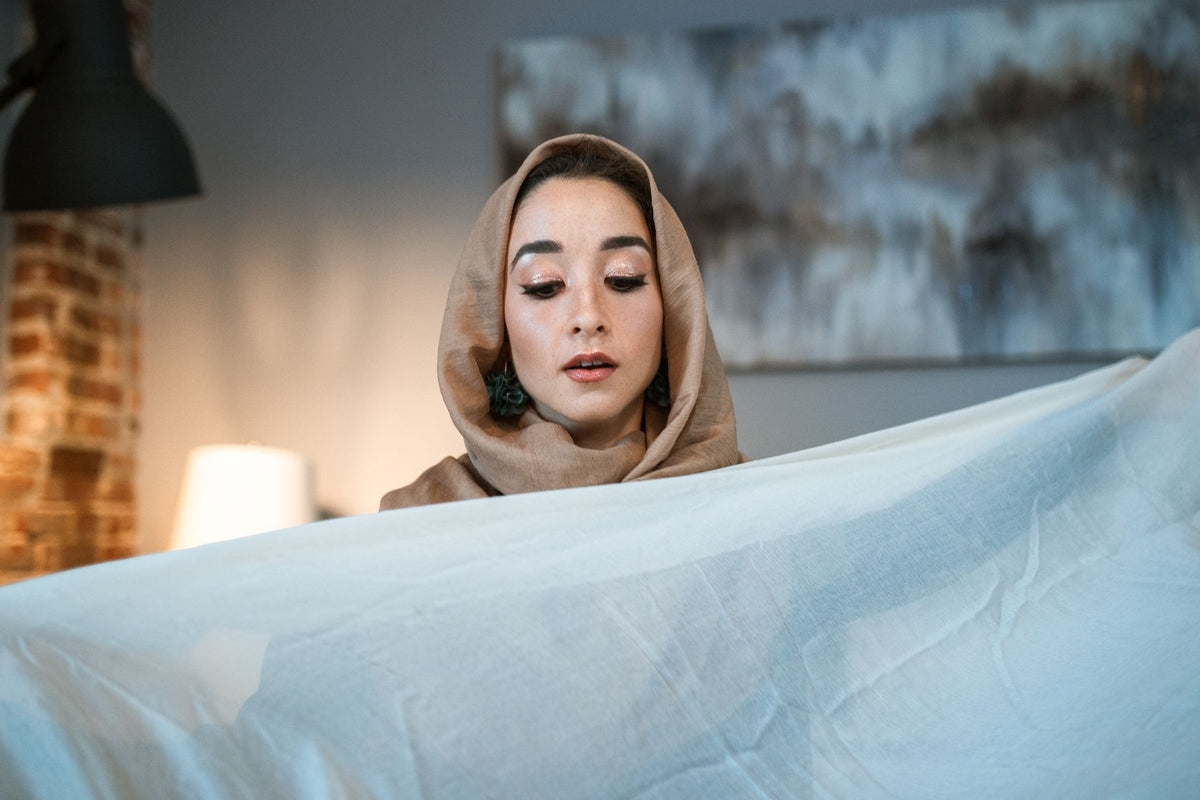 Silk Headscarves That Stay Tied Through a Windy Commute