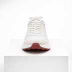 Men's white suede sneakers color detail — casual — Rothwell Suede Sneakers — Oscar Blackwood