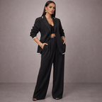 Women's black sky close-up — versatile — Sky Line 2-Piece Suit — Oscar Blackwood
