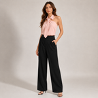 Women's pink meryl close-up — versatile — Meryl Tie Shirt for every occasion — Oscar Blackwood