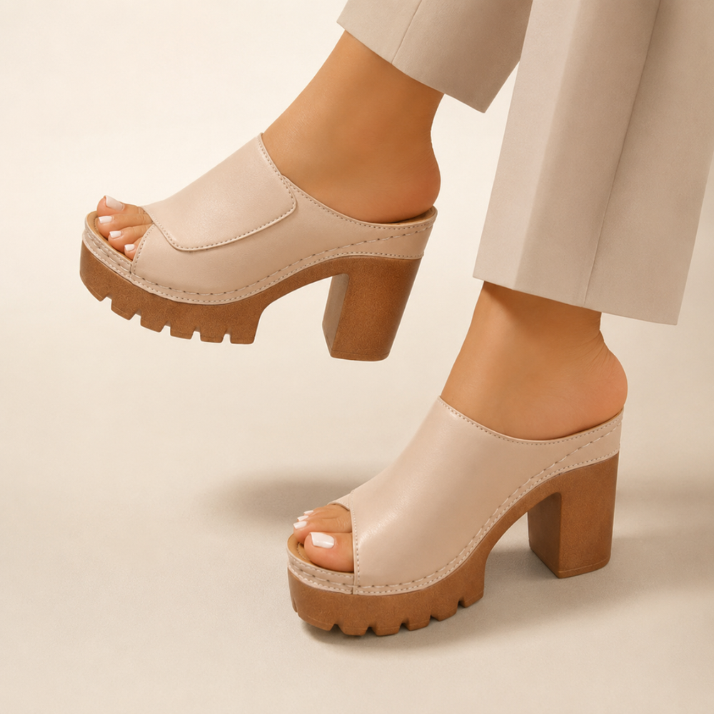 Women's heels color detail — elegant — Ambre Heeled Sandals for every occasion — Oscar Blackwood