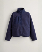 Women's textured jacket close-up — outerwear — Embla Fleece Jacket — Oscar Blackwood