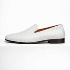 Men's velvet loafers styled look — versatile — Benedict Velvet Flat Shoes — Oscar Blackwood