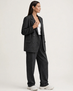 Women's pants detail view — versatile — Gabby Relaxed 2-Piece Set — Oscar Blackwood