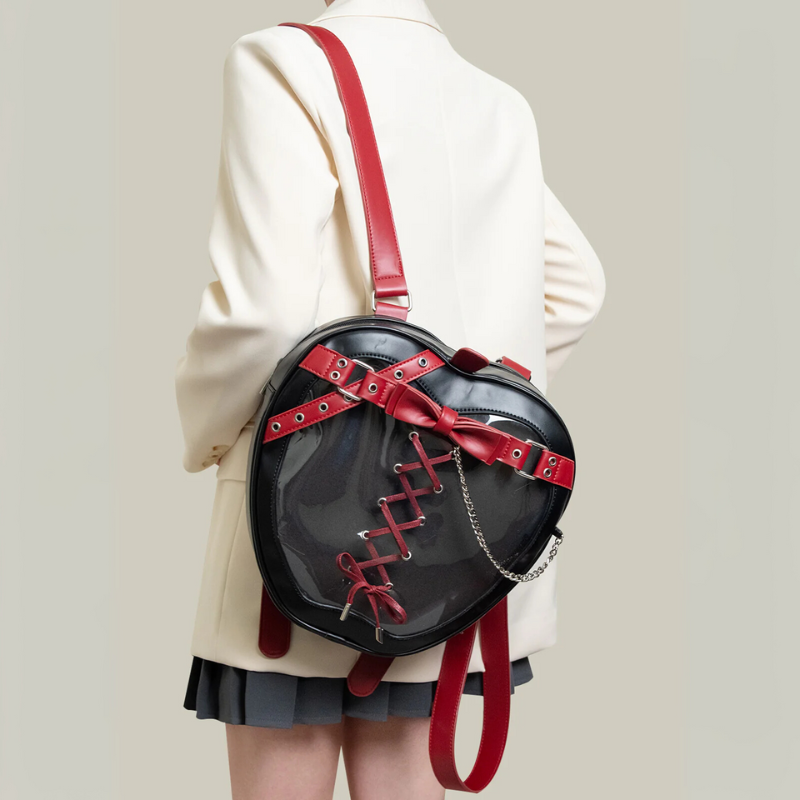 Women's woven bag close-up — everyday — Poison Apple Backpack for every occasion — Oscar Blackwood