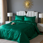 Unisex silk lotus alternate angle — versatile — Lotus Silk Bedding Set — Oscar Blackwood