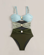 Women's lele alternate angle — versatile — Lele Dolphin Swimsuit — Oscar Blackwood
