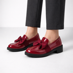 Women's loafers detail view — versatile — Phoebe Bow Loafers for every occasion — Oscar Blackwood