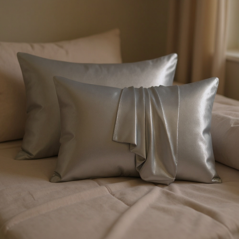 Unisex silk moonlight front view — versatile — Moonlight Silk Pillowcase — Oscar Blackwood