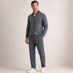 Men's cotton pants front view — versatile — Chad 2 Piece Tracksuit Set — Oscar Blackwood