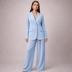 Women's sky detail view — versatile — Sky Line 2-Piece Suit for every occasion — Oscar Blackwood