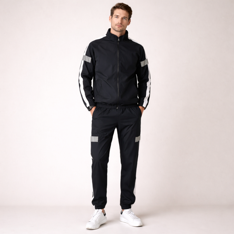 Men's polyester sets styled look — versatile — Abakhan Maximus 2 Piece Set — Oscar Blackwood