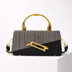 Women's white geometric handbag styled look — everyday — Samira Crossbody Handbag — Oscar Blackwood