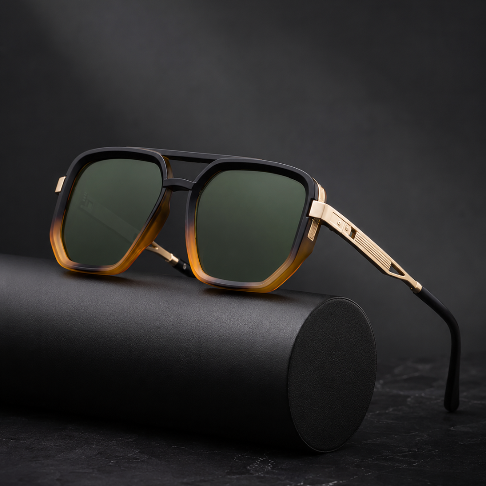 Women's sunglasses styled look — statement — Addison Aviator Sunglasses — Oscar Blackwood
