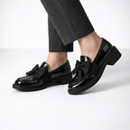 Women's loafers back view — versatile — Phoebe Bow Loafers for every occasion — Oscar Blackwood