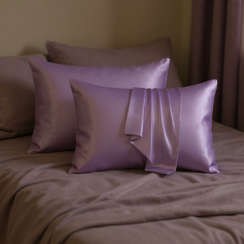 Unisex silk moonlight alternate angle — versatile — Moonlight Silk Pillowcase — Oscar Blackwood