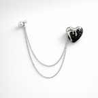 Women's shine side view — versatile — Shine Chain Lapel Pins for every occasion — Oscar Blackwood