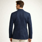 Men's suede jacket color detail — outerwear — Ludvic Suede Blazer — Oscar Blackwood