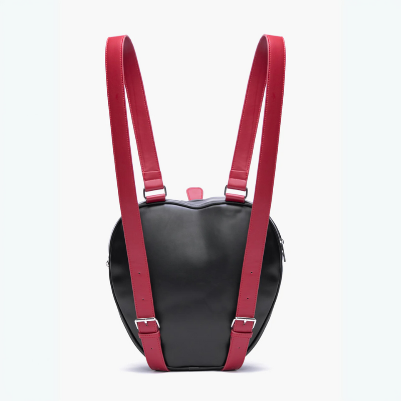 Women's woven bag side view — everyday — Poison Apple Backpack — Oscar Blackwood