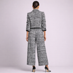 Women's black sets close-up — versatile — Amber 2 Pieces Set for every occasion — Oscar Blackwood