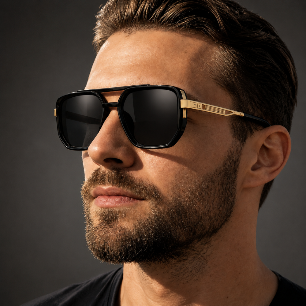 Women's sunglasses color detail — statement — Addison Aviator Sunglasses — Oscar Blackwood