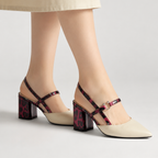 Women's heels back view — elegant — Taisia Pointed Toe Heels for every occasion — Oscar Blackwood