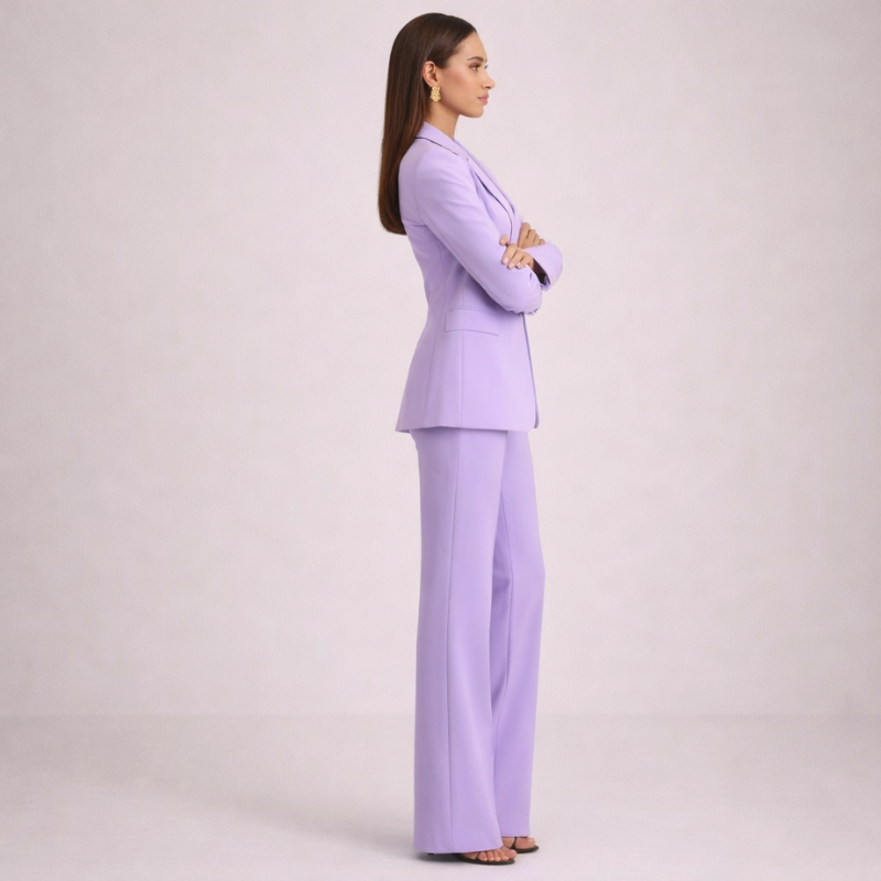 Unisex red sets side view — versatile — Alana 3 Pieces Set for every occasion — Oscar Blackwood