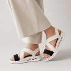 Women's geometric sandals styled look — versatile — Florence Orthopedic Sandals — Oscar Blackwood