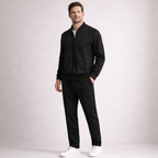 Men's cotton pants color detail — versatile — Chad 2 Piece Tracksuit Set — Oscar Blackwood