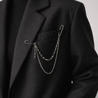 Women's shine close-up — versatile — Shine Chain Lapel Pins for every occasion — Oscar Blackwood