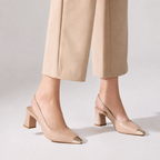 Women's heels front view — elegant — Maren Square Toe Heels for every occasion — Oscar Blackwood