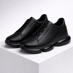Men's black lace sneakers alternate angle — casual — Alpha Dan 6 Shoes — Oscar Blackwood