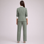 Unisex beige textured sets close-up — versatile — Bonte 2 Pieces Set — Oscar Blackwood