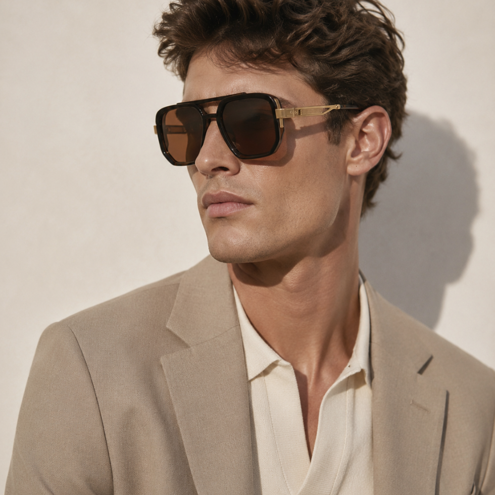 Women's sunglasses alternate angle — statement — Addison Aviator Sunglasses — Oscar Blackwood