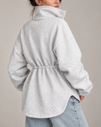 Women's jacket detail view — outerwear — Nina Zip Sweatshirt for every occasion — Oscar Blackwood
