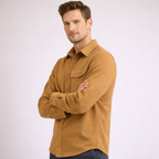 Men's cotton tactical alternate angle — versatile — Tactical Vanderbilt Cotton Shirt — Oscar Blackwood