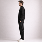 Men's cotton pants side view — versatile — Chad 2 Piece Tracksuit Set — Oscar Blackwood