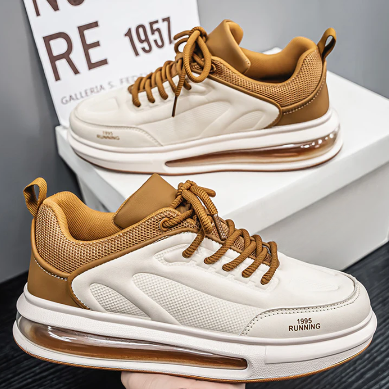 Men's lace sneakers color detail — casual — Jee 1995 Chunky Sneakers — Oscar Blackwood