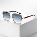 Women's brown sunglasses side view — statement — Jordan Polarized Aviator Shades — Oscar Blackwood