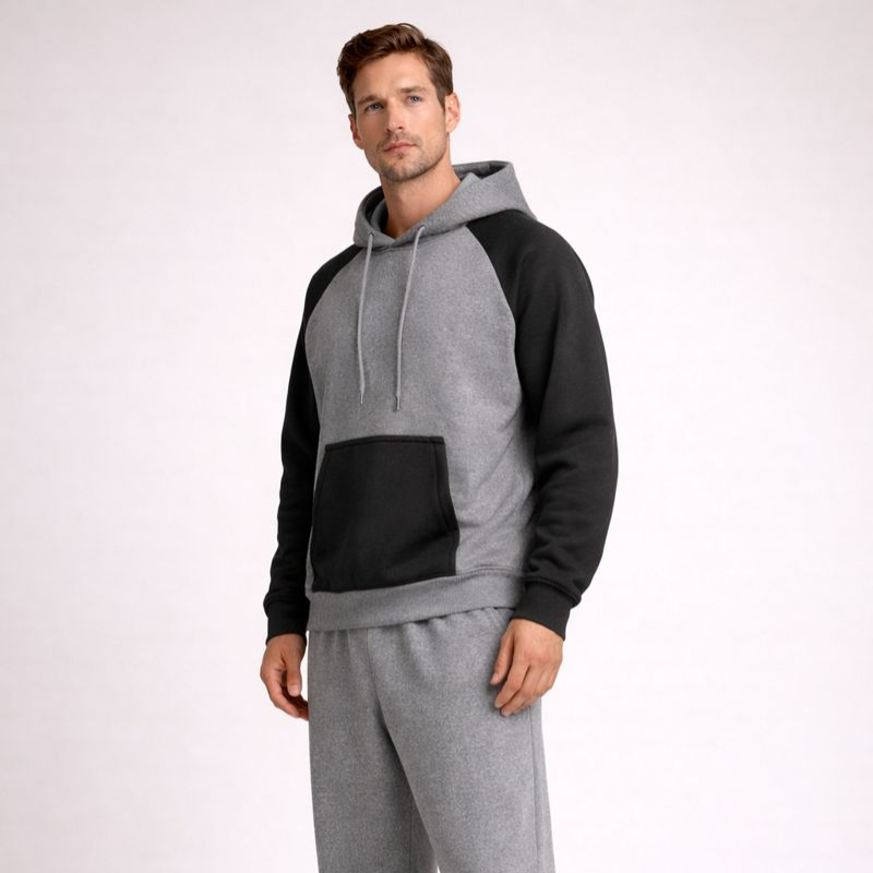 Men's fleece pants front view — versatile — Louis Fleece 2 Piece Set — Oscar Blackwood