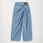 Women's denim jeans detail view — casual — Madison Wide Jeans for every occasion — Oscar Blackwood