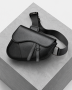 Women's leather handbag styled look — everyday — Albert Saddle Crossbody Bag — Oscar Blackwood