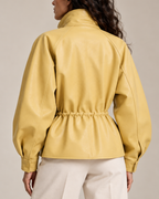 Women's jacket styled look — outerwear — Audra Peplum Jacket for every occasion — Oscar Blackwood