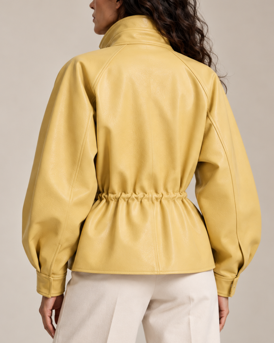 Women's jacket styled look — outerwear — Audra Peplum Jacket for every occasion — Oscar Blackwood