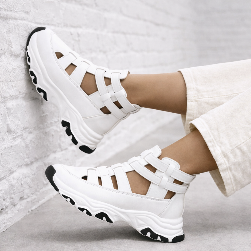 Women's sandals alternate angle — versatile — Jade Platform Sandals — Oscar Blackwood