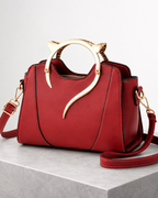 Women's leather handbag styled look — everyday — Miaura Cat-Ear Handbag — Oscar Blackwood
