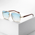 Women's sunglasses back view — statement — Jordan Polarized Aviator Shades — Oscar Blackwood
