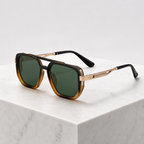 Women's leopard sunglasses styled look — statement — Addison Aviator Sunglasses — Oscar Blackwood