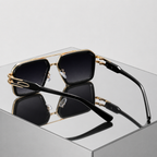 Women's sunglasses side view — statement — Lennon Retro Aviator Sunglasses — Oscar Blackwood